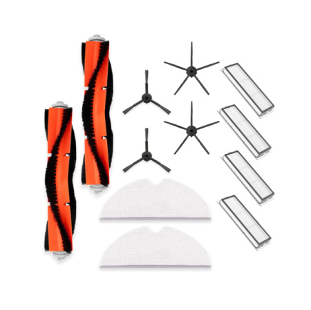 Набор аксессуаров Maxi для робота-пылесоса Xiaomi Mi Robot Vacuum Cleaner (SDJQR02RR), черные боковые щетки